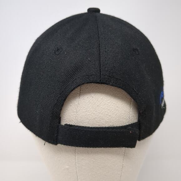 AE Logo Prime Travelers Club Strapback Baseball Cap Black One Size 6 Panel Foxin - Picture 6 of 10
